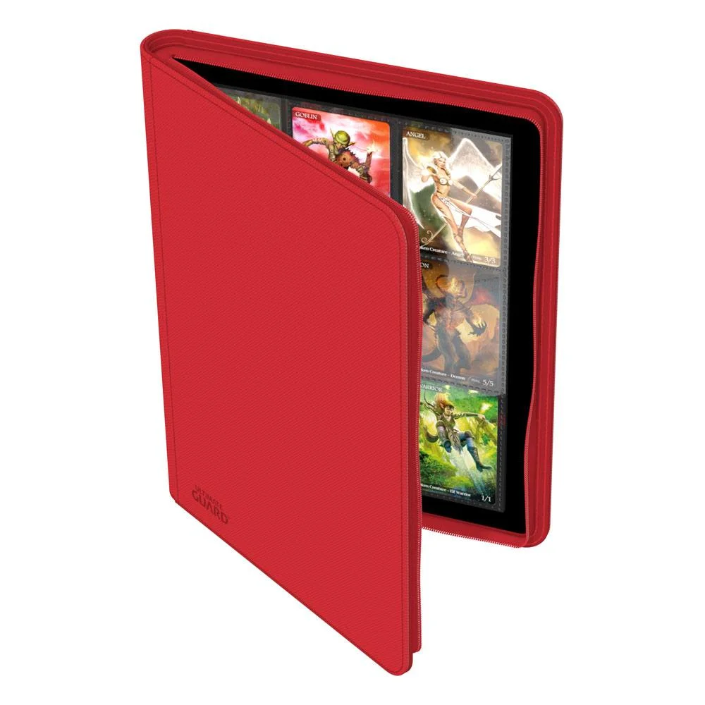 Ultimate Guard Zipfolio (360 double-sleeved cards) 18-Pocket 70 x 94 mm Xenoskin - Red